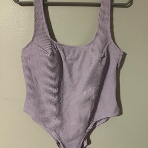 H&M Lavender Textured One Piece